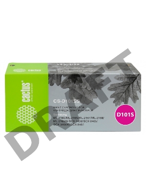 Тонер Картридж Cactus CS-D101SS черный для Samsung ML-2160/2165/2167/2168/SCX-3400/3405 (1500стр.)