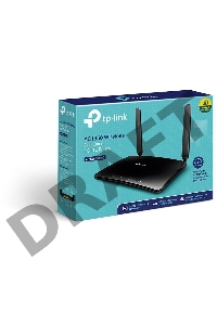 Роутер беспроводной TP-Link Archer MR400 AC1200 10/100BASE-TX/4G черный