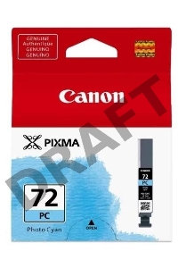 Картридж струйный PGI-72PC (6407B001), для Canon PRO-10, Фото-Голубой,  351стр.