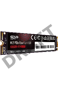 Накопитель SSD Silicon Power PCI-E 4.0 x4 500Gb SP500GBP44UD9005 M-Series UD90 M.2 2280