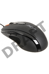 Мышь A4Tech X-718BK (черный) USB, 6+1 кл.-кн., 3200 dpi,проводная