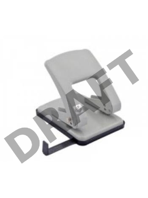 Дырокол Kw-Trio Stylish Heavy Duty 976L/GR макс.:40лист. металл серый отв.:2 с линейкой