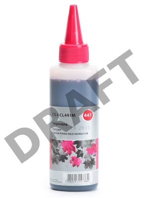Чернила Cactus CS-I-CL441M пурпурный (100мл) Canon Pixma MG2140/MG3140