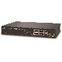 Управляемый коммутатор Planet IPv6 L2+/L4 Managed 24-Port 802.3at PoE+ Gigabit Ethernet Switch + 4-Port Shared SFP (440W)