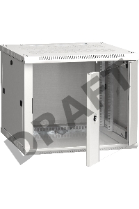 Шкаф ITK LINEA W 6U 600x600 мм дверь стекло, RAL7035