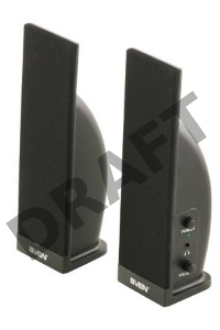 Колонки Sven 230 2.0 черный 4Вт