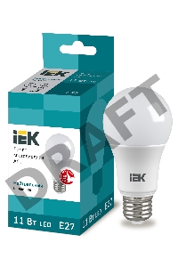 Лампа светодиодная ECO A60 11Вт грушевидная 4000К белый E27 990лм 230-240В ИЭК LLE-A60-11-230-40-E27
