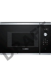 Встраиваемая микроволновая печь Bosch BFL524MS0 / 20л. нержавеющая сталь