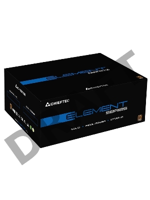 Блок питания Chieftec Element ELP-700S (ATX 2.3, 700W, >85 efficiency, Active PFC, 120mm fan, power cord) Retail