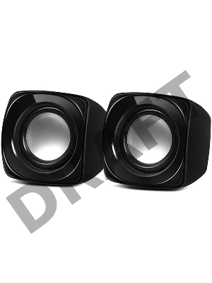 Колонки Sven 120 2.0 черный 5Вт