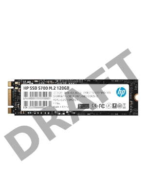 Твердотельный диск 120GB Hewlett-Packard S700 М.2, SATA III, 3D TLC [R/W - 560/510 MB/s]