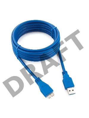 Кабель Gembird PRO CCP-mUSB3-AMBM-10, USB 3.0 кабель для соед. 3м  А-microB (9 pin)  позол.конт., пакет 