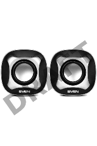 Колонки Sven 170 2.0 черный/белый 5Вт