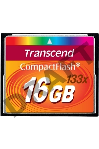 Флеш карта CF 16Gb 133x Type I Transcend (TS16GCF133)