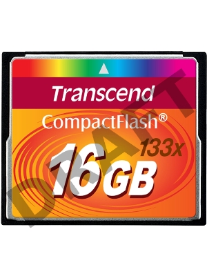 Флеш карта CF 16Gb 133x Type I Transcend (TS16GCF133)