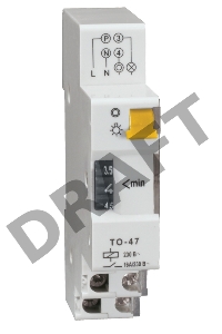 Таймер ТО47 освещения 16А 230В на DIN-рейку ИЭК
