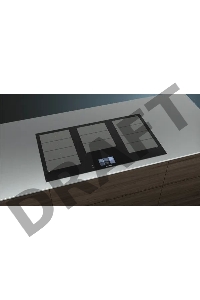 Встраиваемая индукционная варочная поверхность SIEMENS EX975KXW1E IQ700 90см  безрамочный дизайн 3 Flex  зоны  11,1КВт, 17 уровней рег.  Home Connect