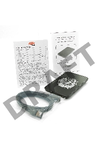 Внешний корпус для HDD AgeStar 3UB2A8 SATA II пластик/алюминий черный 2.5