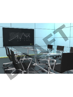 Демонстрационная доска Cactus CS-GBD-90x120-BK стекло стеклянная 90x120см черный