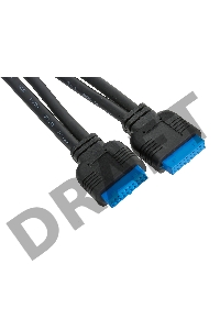 Планка USB на переднюю панель Exegate U3H-617, 3,5