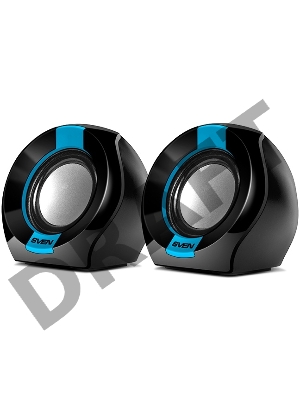 Колонки Sven 150 2.0 черный/синий 5Вт