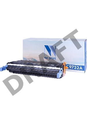 Картридж NV Print совместимый HP C9732A Yellow для LJ Color 5500/5550 (12000k)