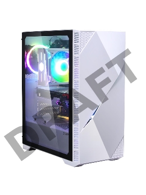 Корпус MIDITOWER ATX W/O PSU Z3 ICEBERG WHITE ZALMAN