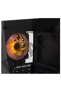 Корпус Hiper M65 черный без БП ATX 3x120mm 1xUSB2.0 1xUSB3.0 audio bott PSU