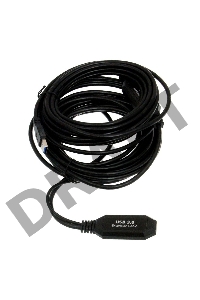 Кабель-адаптер USB3.0-repeater, удлинительный активный <Am-->Af> 10м VCOM <CU827>