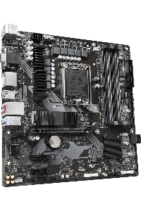 Материнская плата Gigabyte B760M DS3H DDR4 Soc-1700 Intel B760 4xDDR4 mATX AC`97 8ch(7.1) 2.5Gg RAID+HDMI+DP