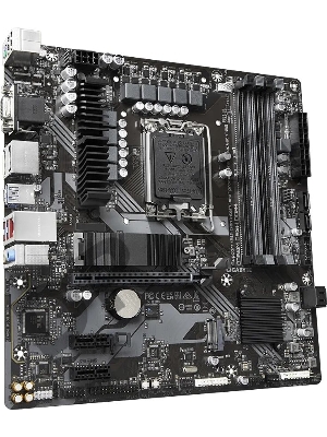 Материнская плата Gigabyte B760M DS3H DDR4 Soc-1700 Intel B760 4xDDR4 mATX AC`97 8ch(7.1) 2.5Gg RAID+HDMI+DP