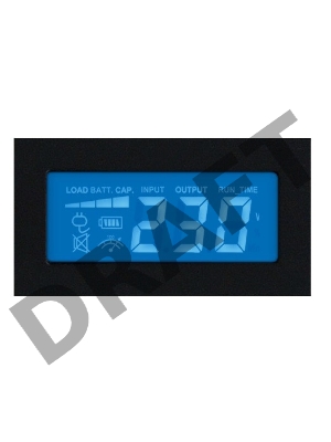 Источник бесперебойного питания Line-Interactive CyberPower PR1000ELCDRT1U 1000VA/670W USB/RS-232/EPO/SNMPslot (6 IEC С13)