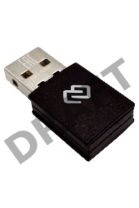 Сетевой адаптер WiFi Digma DWA-N300C N300 USB 2.0 (ант.внутр.) 1ант. (упак.:1шт)