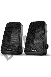 Колонки Sven 380 2.0 черный 6Вт