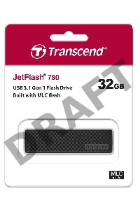 Флеш Диск Transcend 32Gb Jetflash 780 TS32GJF780 USB3.0 черный/серый