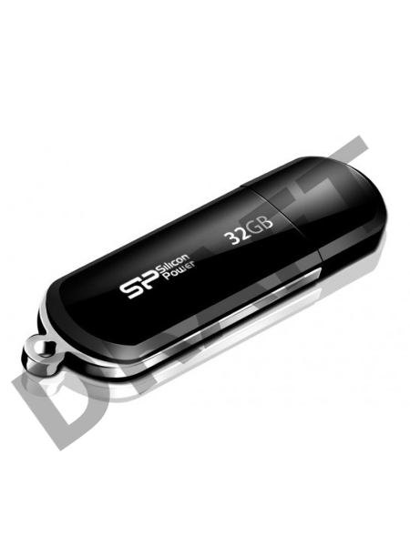 Флеш Диск Silicon Power 32Gb LuxMini 322 SP032GBUF2322V1K USB2.0 черный