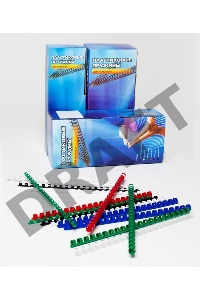 Пружины для переплета пластиковые Office Kit d=12мм 71-90лист A4 белый (100шт) BP2031