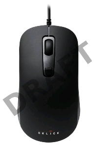Мышь Oklick 155M black (1000/1600dpi) USB