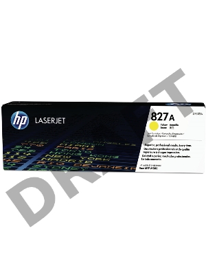 Тонер Картридж HP 827A CF302A желтый для HP CLJ Ent M880