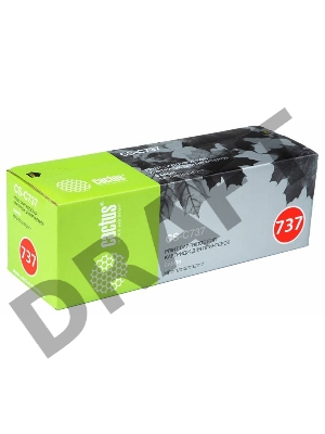 Тонер Картридж Cactus CS-C737 черный для CANON MF210/211/212/216/217/220 (2400стр.)