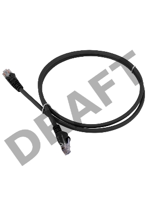 Патч-корд LANMASTER LSZH UTP кат.6, 5.0 м, черный Патч-корд LANMASTER LSZH UTP кат.6, 5.0 м, черный