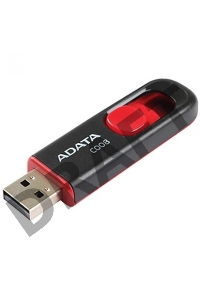 Флеш Диск AData 16Gb C008 AC008-16G-RKD USB2.0 красный