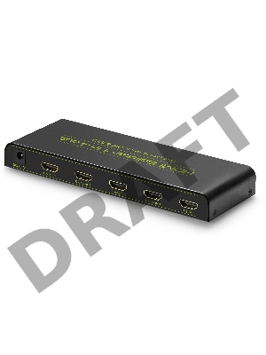Разветвитель Greenconnect v1.4 HDMI 1на 4 выхода, 4K2K 30Hz /1080p 120Hz + индикация серия Greenline GL-v104C Greenconnect Разветвитель v1.4 HDMI 1на 4 выхода, 4K2K 30Hz /1080p 120Hz + индикация серия Greenline GL-v104C