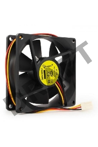 Вентилятор для корпуса Gembird 80x80x25mm, sleeve, узкий разъем 3pin FANCASE