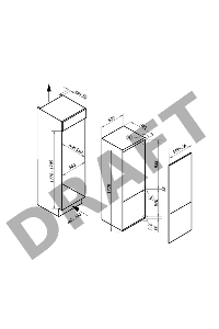 Холодильник встраиваемый MAUNFELD MBF177SW