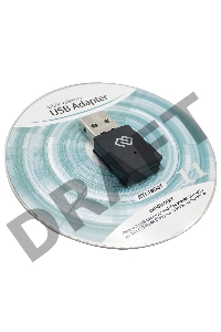 Сетевой адаптер WiFi Digma DWA-N300C N300 USB 2.0 (ант.внутр.) 1ант. (упак.:1шт)
