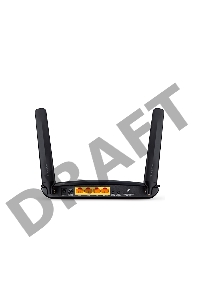 Маршрутизатор беспроводной TP-Link TL-MR6400 10/100BASE-TX/4G черный