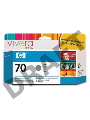 Картридж струйный HP №70 C9450A серый для HP DJ Z2100/Z3100 (130мл)