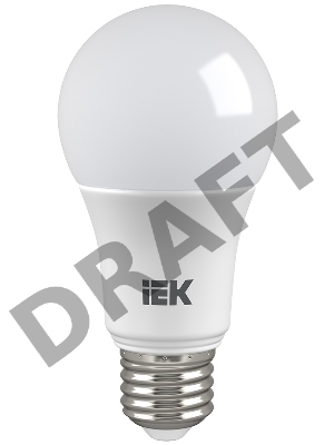Лампа Iek LLE-A60-9-230-40-E27 светодиодная ECO A60 шар 9Вт 230В 4000К E27 IEK