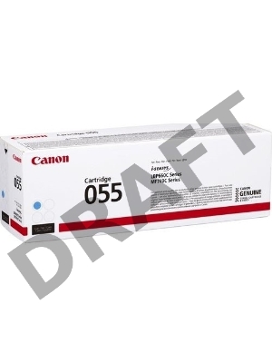 Тонер Картридж Canon 055 C 3015C002 голубой (2100стр.) для Canon MF746Cx/MF744Cdw/MF742Cdw/LBP664Cx/663Cdw